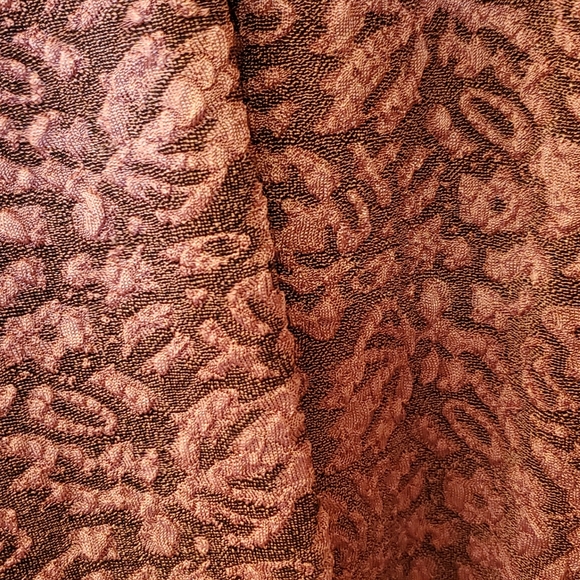 'Sarah' Lace Duster Sweater Dusty Rose Color - Picture 3 of 7